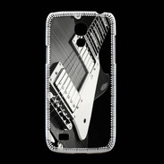 Coque Samsung Galaxy S4mini Guitare en noir et blanc