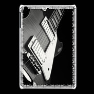 Coque iPadMini Guitare en noir et blanc