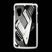 Coque LG L5 2 Guitare en noir et blanc