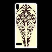 Coque Huawei Ascend P6 Tatouage Maori 6
