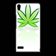 Coque Huawei Ascend P6 Feuille de cannabis 2