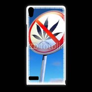 Coque Huawei Ascend P6 Interdiction de cannabis 2