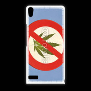 Coque Huawei Ascend P6 Interdiction de cannabis 3
