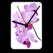 Grande pendule murale Orchidée violette
