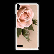 Coque Huawei Ascend P6 Rose rétro 