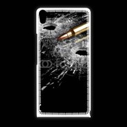 Coque Huawei Ascend P6 Impacte de balle dans une vitre
