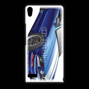 Coque Huawei Ascend P6 Mustang bleue
