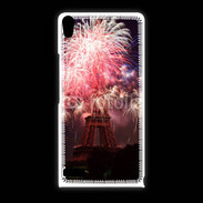 Coque Huawei Ascend P6 Feux d'artifice Tour Eiffel