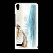 Coque Huawei Ascend P6 Perle et mer