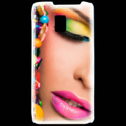 Coque LG P990 Joli maquillage 5