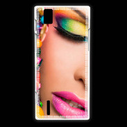 Coque Huawei Ascend P2 Joli maquillage 5