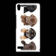 Coque Huawei Ascend P6 Alignement de petits chiens