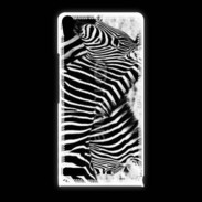 Coque Huawei Ascend P6 Zèbre en noir et blanc