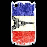 Coque Blackberry 8520 Drapeau français vintage 2