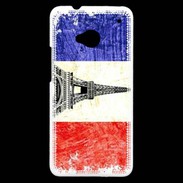 Coque HTC One Drapeau français vintage 2