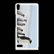 Coque Huawei Ascend P6 Famille de Pingouin Empereur