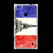 Coque Nokia Lumia 520 Drapeau français vintage 2