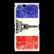 Coque Sony Xpéria Z Ultra Drapeau français vintage 2