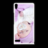 Coque Huawei Ascend P6 Amour de bébé en violet