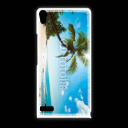 Coque Huawei Ascend P6 Belle plage ensoleillée 1