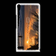 Coque Huawei Ascend P6 Couple romantique sur la plage