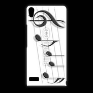 Coque Huawei Ascend P6 Portée de notes