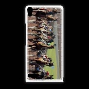 Coque Huawei Ascend P6 Arrivée de course de trot en sulky