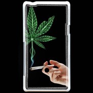 Coque Sony Xperia T Fumeur de cannabis