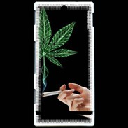 Coque Sony Xperia U Fumeur de cannabis