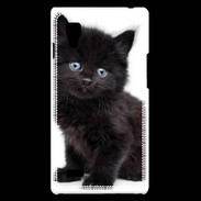 Coque LG Optimus L9 Petit chaton noir