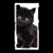Coque Sony Xpéria Z1 Petit chaton noir