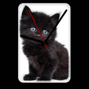 Grande pendule murale Petit chaton noir