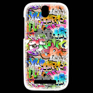 Coque HTC One SV Urban graffiti 2