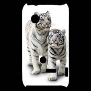 Coque Sony Xperia Typo Tigre blanc