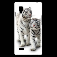 Coque LG Optimus L9 Tigre blanc