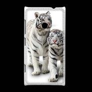 Coque Nokia Lumia 520 Tigre blanc