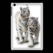 Coque iPadMini Tigre blanc