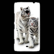 Coque Nokia Lumia 1320 Tigre blanc
