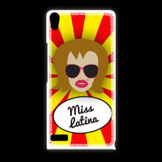 Coque Huawei Ascend P6 Miss Latina Rousse
