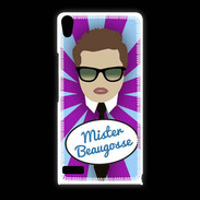 Coque Huawei Ascend P6 Mister Beau gosse Chatain