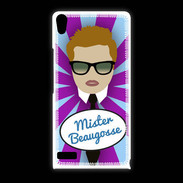 Coque Huawei Ascend P6 Mister Beau gosse Roux