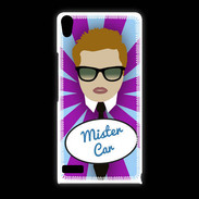 Coque Huawei Ascend P6 Mister Car Roux
