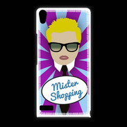 Coque Huawei Ascend P6 Mister Shopping Blond