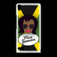 Coque Huawei Ascend P6 Miss Jamaica Black