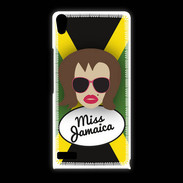 Coque Huawei Ascend P6 Miss Jamaica Chatain