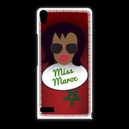 Coque Huawei Ascend P6 Miss Maroc