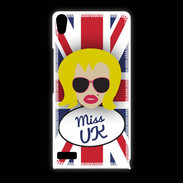 Coque Huawei Ascend P6 Miss UK Blonde