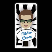 Coque Huawei Ascend P6 Mister Corse Chatain