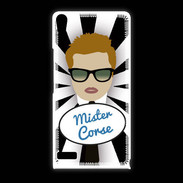 Coque Huawei Ascend P6 Mister Corse Roux