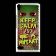 Coque Huawei Ascend P6 Keep Calm and Be Mutant